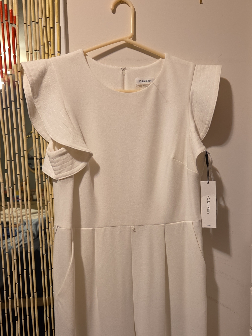 Ivory White Calvin Klein Jumpsuit